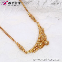 Xuping Fashion 18k Gold Color Luxury Butterfly Heraldic Necklace (42486)